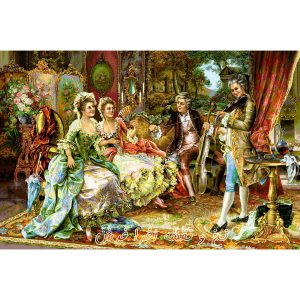 نخ و نقشه تابلو فرش کلاس موسیقی جدید