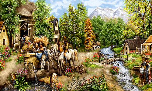 نخ و نقشه مناظر طبیعی