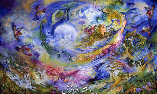 نخ و نقشه مینیاتور