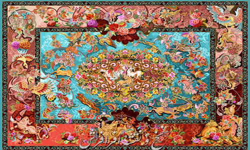 نخ و نقشه فرش زیرپایی