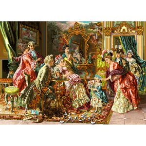 نخ و نقشه تابلوفرش تولد مادربزرگ سایز کوچک