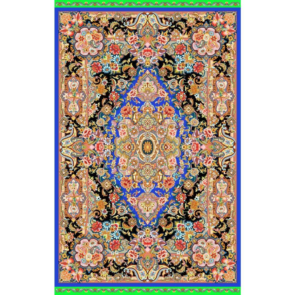 نخ و نقشه فرش سالاری یک و نیم متری