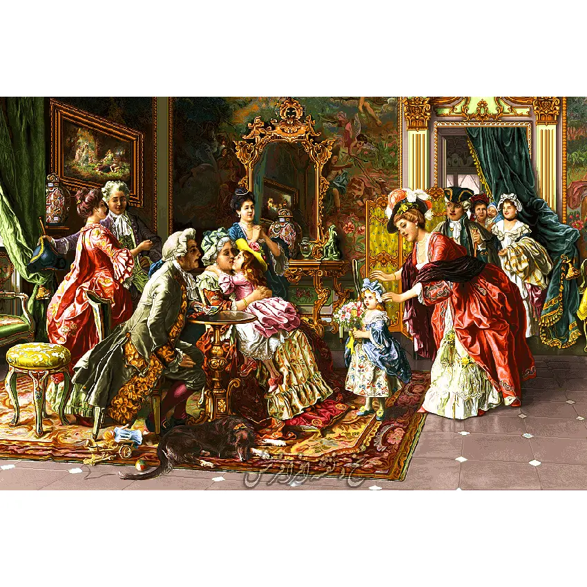 نخ و نقشه تابلوفرش تولد مادربزرگ