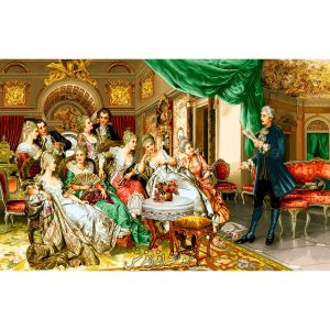 نخ و نقشه تابلو فرش شاعر جوان طرح جدید