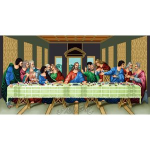 نخ و نقشه تابلوفرش شام آخر حضرت مسیح