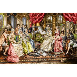 نخ و نقشه تابلوفرش کلاس موسیقی جدید