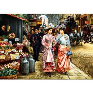 نخ و نقشه تابلو فرش خیابان شانزالیزه با رنگبندی جدید