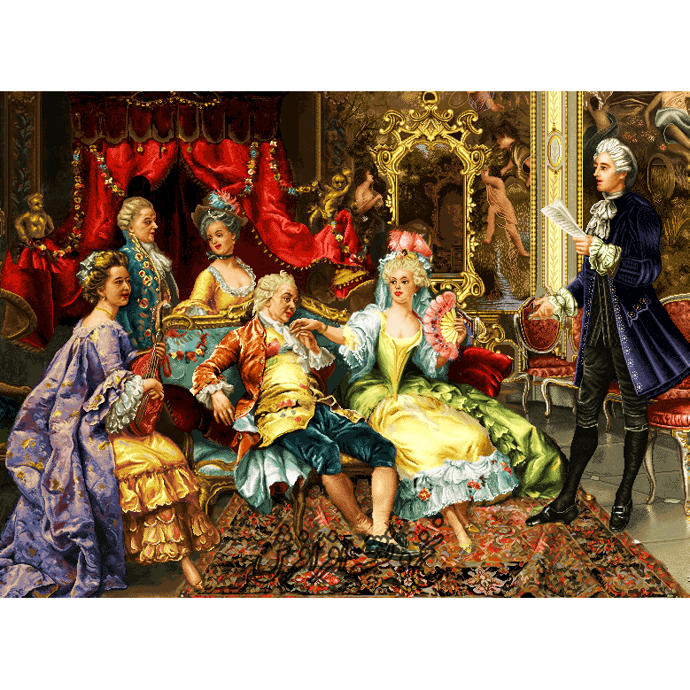 نخ و نقشه کامپبوتری تابلوفرش شاعر جوان جدید