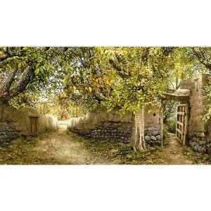 نخ ونقشه طرح کوچه باغ گردو