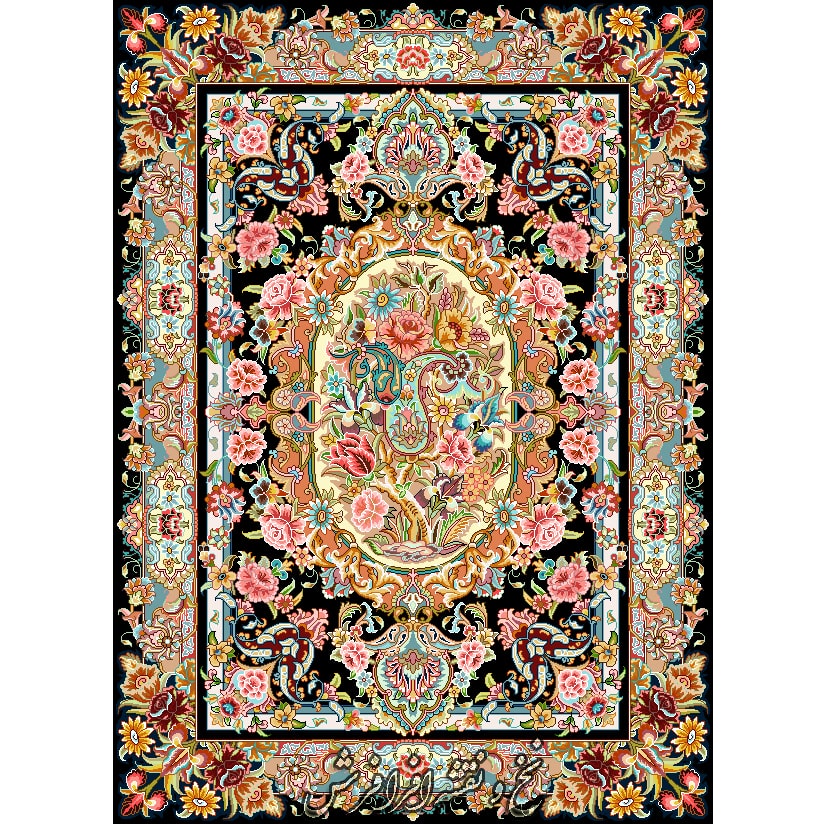 نخ و نقشه فرش زیرپایی طرح سنتی