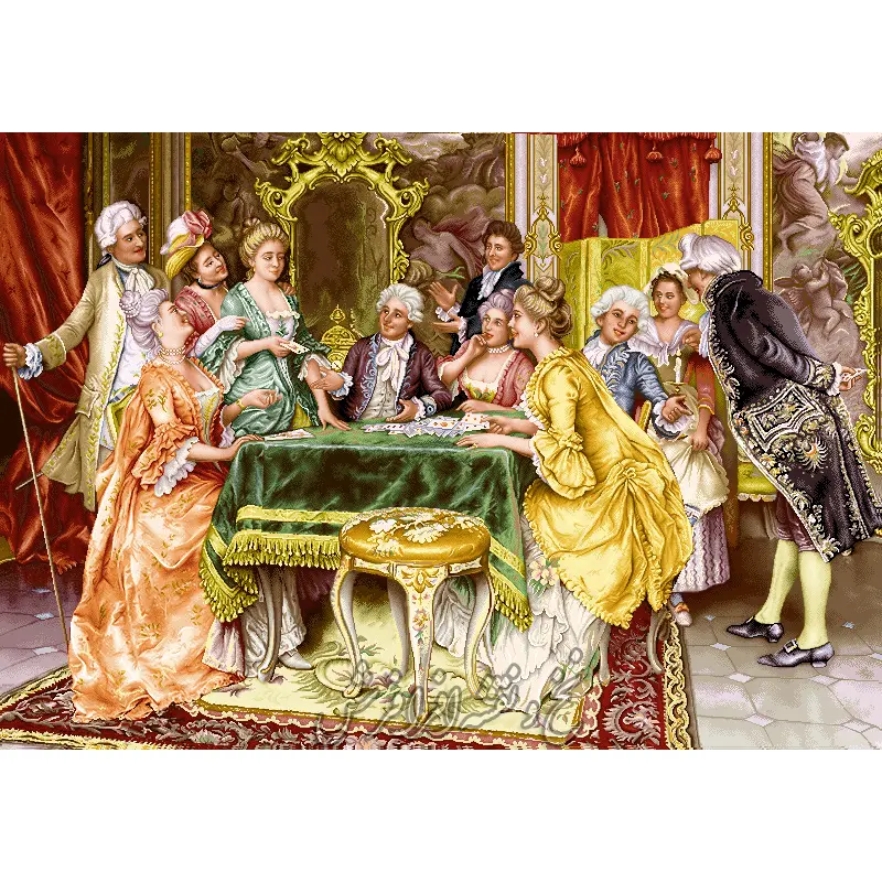 نخ و نقشه تابلوفرش پاسورباز