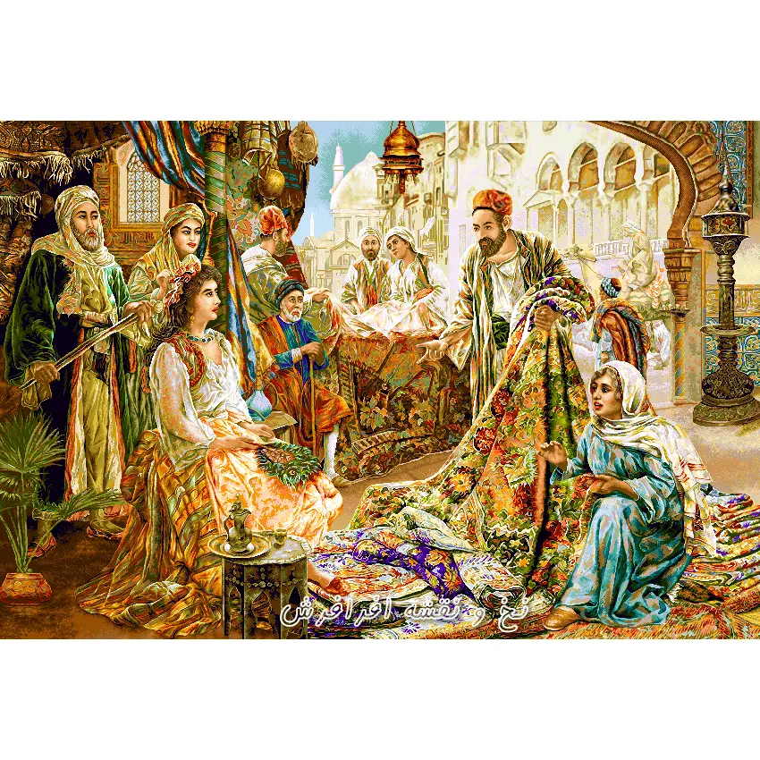 نخ و نقشه تابلوفرش قالی فروش