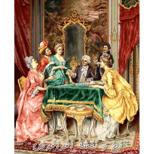 نخ و نقشه تابلوفرش پاسورباز طولی